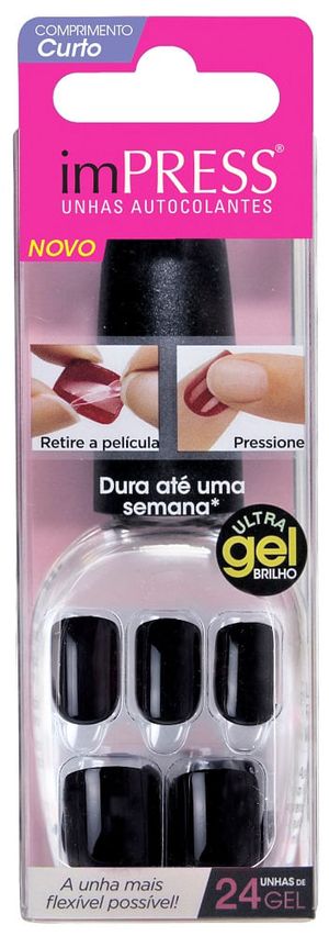 Unhas Postiças Kiss New York Impress Text Appeal (FBIP230)